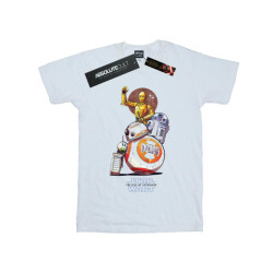 Li-cense Star wars the rise of skywalker dames droids illustratie katoenen vriendje t-shirt