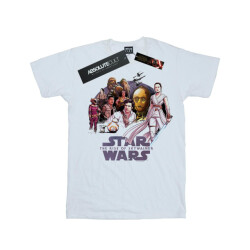 Li-cense Star wars the rise of skywalker dames resistance rendered group katoenen vriendje t-shirt