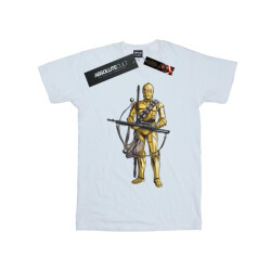 Li-cense Star wars the rise of skywalker dames c-3po chewbacca boogschieter katoenen vriendje t-shirt
