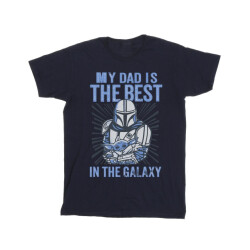 Li-cense Star wars mandalorian beste vader heren t-shirt