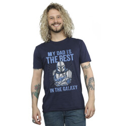 Li-cense Star wars mandalorian beste vader heren t-shirt