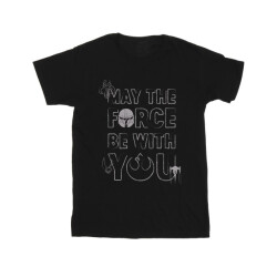 Li-cense Star wars heren the mandalorian mei de kracht mando t-shirt