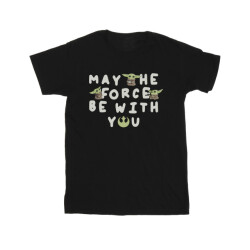 Li-cense Star wars heren the mandalorian grogu may the force be with you t-shirt