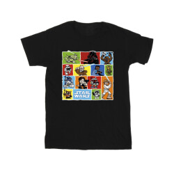 Li-cense Star wars heren comic tekening montage t-shirt