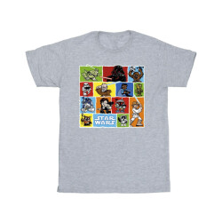 Li-cense Star wars heren comic tekening montage t-shirt
