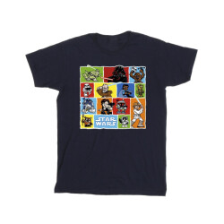 Li-cense Star wars heren comic tekening montage t-shirt