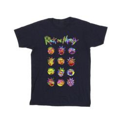 Li-cense Rick and morty heren tie dye gezichten t-shirt