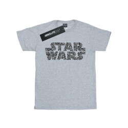 Li-cense Star wars heren paisley logo t-shirt