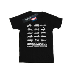 Li-cense Marvel meisjes voertuigverhuur katoen t-shirt