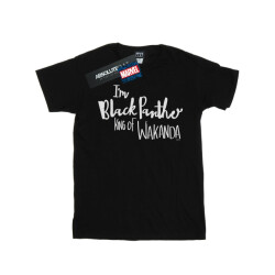 Li-cense Marvel meisjes t-shirt i am black panther katoen