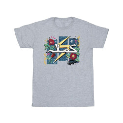Li-cense Marvel heren ms flower lightning t-shirt