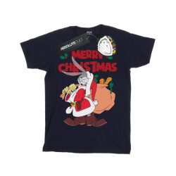 Li-cense Looney tunes heren kerstman bugs bunny t-shirt