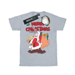 Li-cense Looney tunes heren kerstman bugs bunny t-shirt