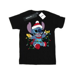 Li-cense Disney heren lilo en stitch kerstverlichting t-shirt