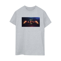 Li-cense Dc comics dames the flash logo cotton boyfriend t-shirt