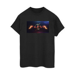 Li-cense Dc comics dames the flash logo cotton boyfriend t-shirt