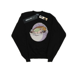 Li-cense Star wars dames the mandalorian sleeping child sweatshirt