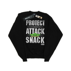 Li-cense Star wars dames the mandalorian protect attack snack sweatshirt