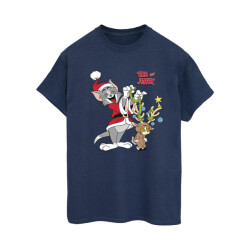 Li-cense Tom & jerry dames kerstmis rendier katoenen vriendje t-shirt