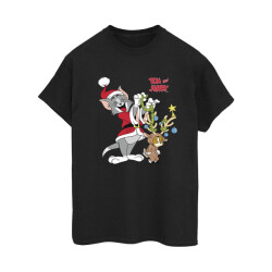 Li-cense Tom & jerry dames kerstmis rendier katoenen vriendje t-shirt