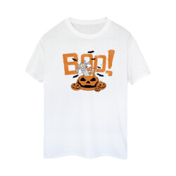 Li-cense Tom & jerry dames halloween boe! katoenen boyfriend t-shirt