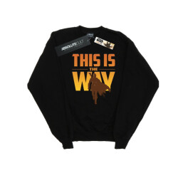 Li-cense Star wars dames the mandalorian this is the way sweatshirt