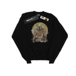 Li-cense Star wars dames the mandalorian distressed warrior sweatshirt