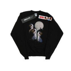 Li-cense Star wars dames the last jedi porgs sunset sweatshirt