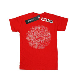 Li-cense Star wars heren kerstmis death star t-shirt