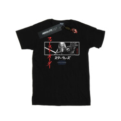 Li-cense Star wars the rise of skywalker dames kylo ren katakana art stripe katoenen vriendje t-shirt
