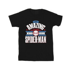 Li-cense Marvel meisjes spider-man nyc amazing katoenen t-shirt