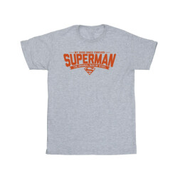 Li-cense Dc comics meisjes superman held pap katoenen t-shirt