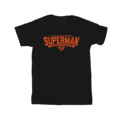 Li-cense Dc comics meisjes superman held pap katoenen t-shirt
