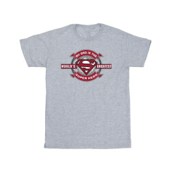 Li-cense Dc comics meisjes superman superheld katoenen t-shirt