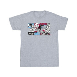 Li-cense Dc comics meisjes superman strip katoenen t-shirt
