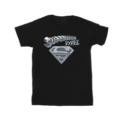 Li-cense Dc comics meisjes superman de man van staal katoenen t-shirt