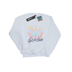 Li-cense Dc comics dames wonder woman fight for peace sweatshirt