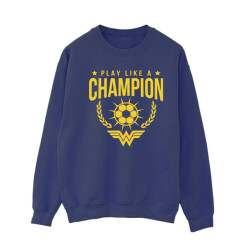 Li-cense Dc comics dames wonder woman play like a champion sweatshirt
