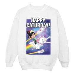 Li-cense Disney dames wreck it ralph happy caturday sweatshirt
