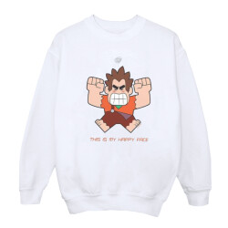 Li-cense Disney dames wreck it ralph happy face sweatshirt
