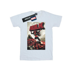 Li-cense Marvel heren rode hulk cover t-shirt