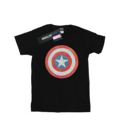 Li-cense Marvel heren captain america getekend schild t-shirt