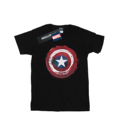 Li-cense Marvel heren captain america splatter shield t-shirt