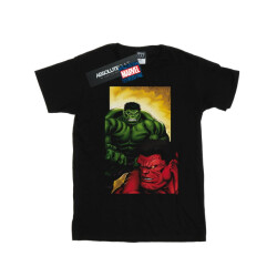 Li-cense Marvel meisjes rode hulk vs groene hulk katoenen t-shirt