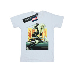 Li-cense Marvel heren zwart kat auto t-shirt