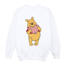 Li-cense Disney dames winnie the pooh sweatshirt met hartjesogen
