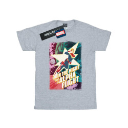 Li-cense Marvel meisjes captain alpha flight katoenen t-shirt