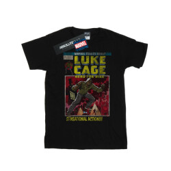 Li-cense Marvel heren luke cage distressed yourself t-shirt