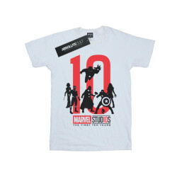 Li-cense Marvel studios meisjes de eerste tien jaar katoenen t-shirt