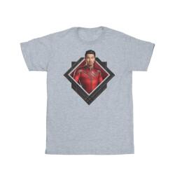 Li-cense Marvel meisjes shang-chi en de legende van de tien ringen foto crest katoenen t-shirt